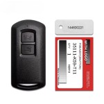 10 buah/kotak Motorcycle Control Key For Honda 35111-K59 2 Buttons 433MHz ID47 Chip